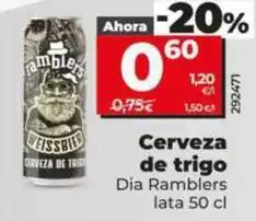 Dia Dia ramblers - cerveza de trigo oferta