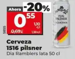 Dia Dia ramblers - cerveza 1516 pilsner oferta