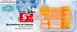 Dia Seleccion de dia - escalopines de salmón oferta