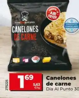 Dia Dia al punto - canelones de carne oferta
