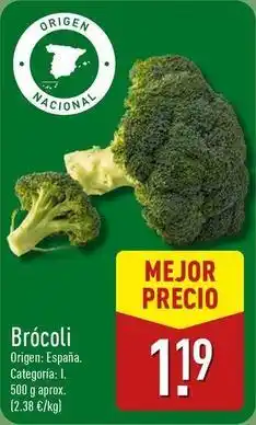 ALDI Origen - brócoli oferta