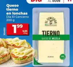 Dia Dia el cencerro - queso tierno en lonchas oferta