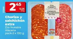 Dia Dia nuestra alacena - chorizo y salchichón extra oferta