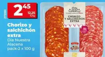 Dia Dia nuestra alacena - chorizo y salchichón extra oferta