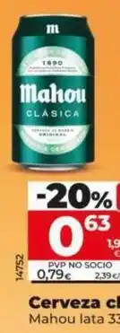 Dia Mahou - cerveza clásica oferta