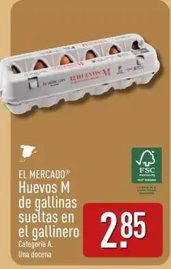 ALDI Huevos m de gallinas sueltas en el gallinero oferta