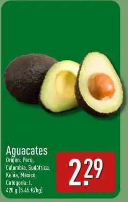 ALDI Origen - aguacates oferta