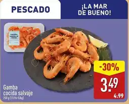 ALDI Pescatrade - gamba cocida salvaje oferta