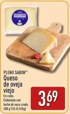 ALDI Pleno - queso de oveja viejo oferta