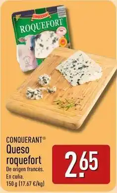 ALDI Origen - queso roquefort oferta
