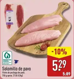 ALDI Solomillo de pavo oferta