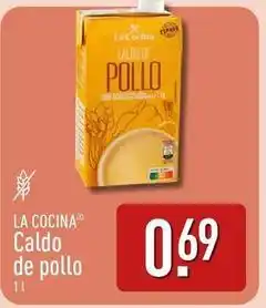 ALDI La cocinera - caldo de pollo oferta