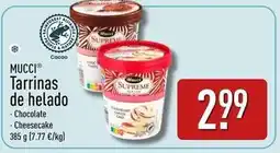 ALDI Mucci - tarrinas de helado oferta