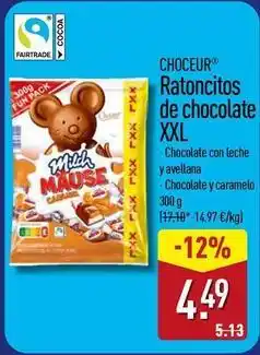 ALDI Fun - choceur ratoncitos de chocolate xxl oferta