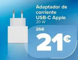Carrefour Apple - adaptador de corriente usb-c oferta