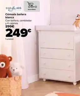 Carrefour Babyklass - comoda banera blanca oferta