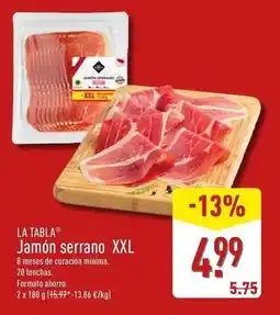 ALDI Serrano - jamon xxl oferta