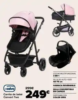 Carrefour Asalvo - carrito de bebe convert two oferta