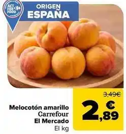 Carrefour Carrefour el mercado - melocotón amarillo oferta