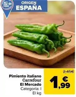 Carrefour Carrefour el mercado - pimiento italiano oferta