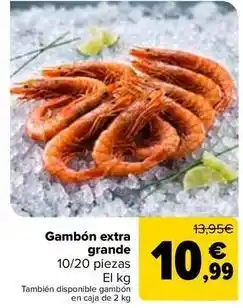 Carrefour Gambón extra grande oferta