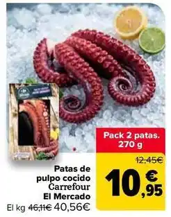 Carrefour Carrefour el mercado - patas de pulpo cocido oferta