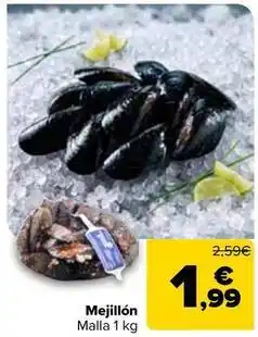 Carrefour Mejillón oferta