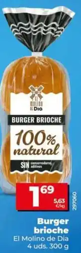 Dia El molino de dia - burger brioche oferta