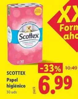 Lidl Scottex - papel higiénico oferta