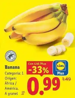 Lidl Banana oferta