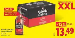 Lidl Estrella galicia - cervesa especial oferta