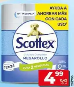 Dia Scottex - papel higiénico megarollo oferta