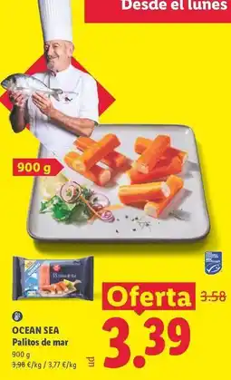 Lidl Ocean sea - palitos de mar oferta