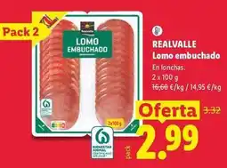 Lidl Realvalle - lomo embuchado oferta