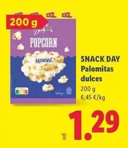 Lidl Snack day - palomitas dulces oferta
