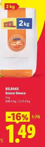 Lidl Belbake - azúcar blanco oferta