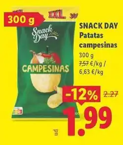 Lidl Snack day - patatas campesinas oferta