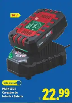 Lidl Parkside - cargador de bateria + bateria oferta