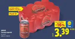 Lidl Argus - cerveza especial oferta