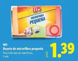 Lidl W5 - bayeta de microfibra pequeña oferta