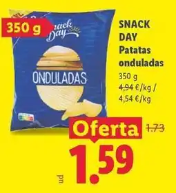 Lidl Snack day - patatas onduladas oferta