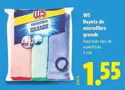 Lidl W5 - bayeta de microfibra grande oferta