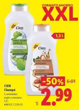 Lidl Cien - champú oferta