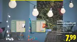 Lidl Livarno - guirnalda de nenbllis led oferta