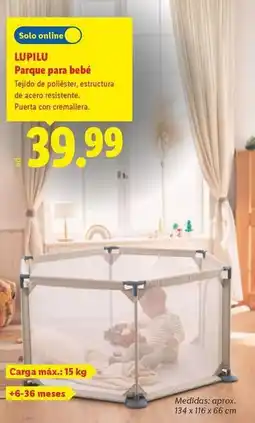 Lidl Lupilu - parque para bebé oferta
