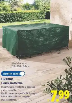 Lidl Livarno - funda protectora oferta