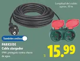 Lidl Parkside - cable alargador oferta