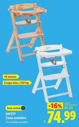Lidl Safety - trona evolutiva oferta