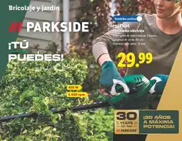 Lidl Parkside - cortasetos eléctrico oferta