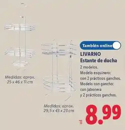 Lidl Livarno - estante de ducha oferta